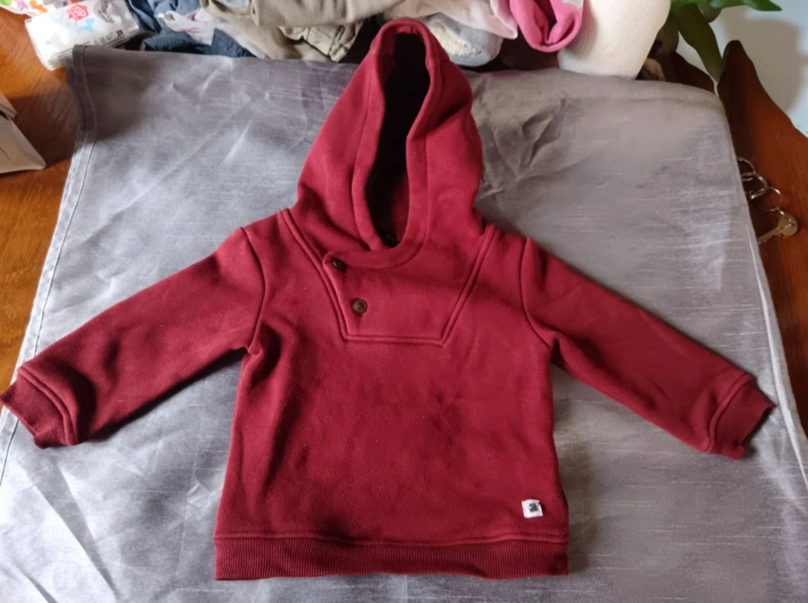 Sudadera granate Kiabi – photo 2